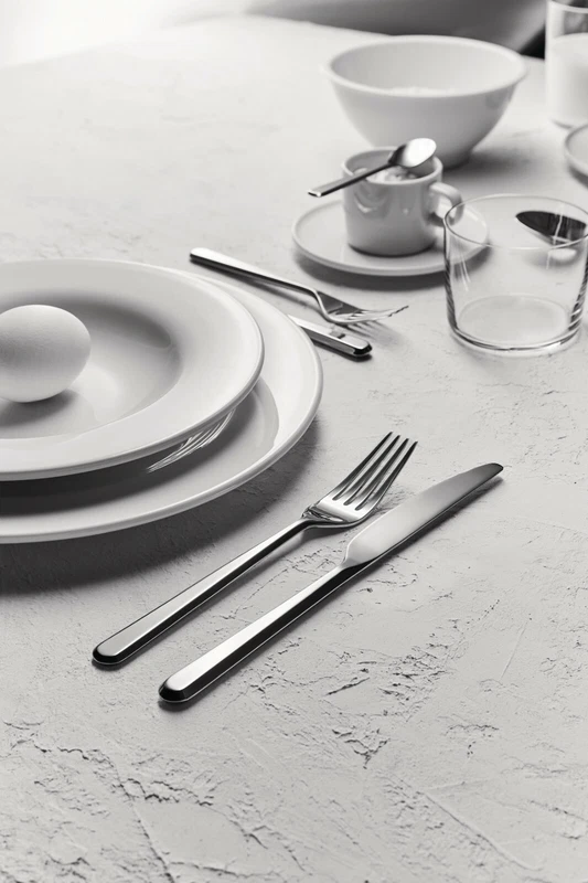 Set Servizio 24 Posate Tavola ALESSI Amici Acciaio 6 Persone Cutlery OFFERTA, fotografia 5 di 6