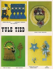 Macrame Wreath, Key, Nursery Chime, More Patterns in Yule Tied Book PD1142