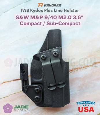  Rounded Plus Line IWB Kydex Holster for S&W M&P M2.0 3.6'' Compact / Sub-Compact