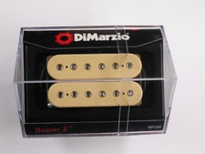 DiMarzio Regular Spaced Super 2 Humbucker Creme W/Chrome Poles DP 104