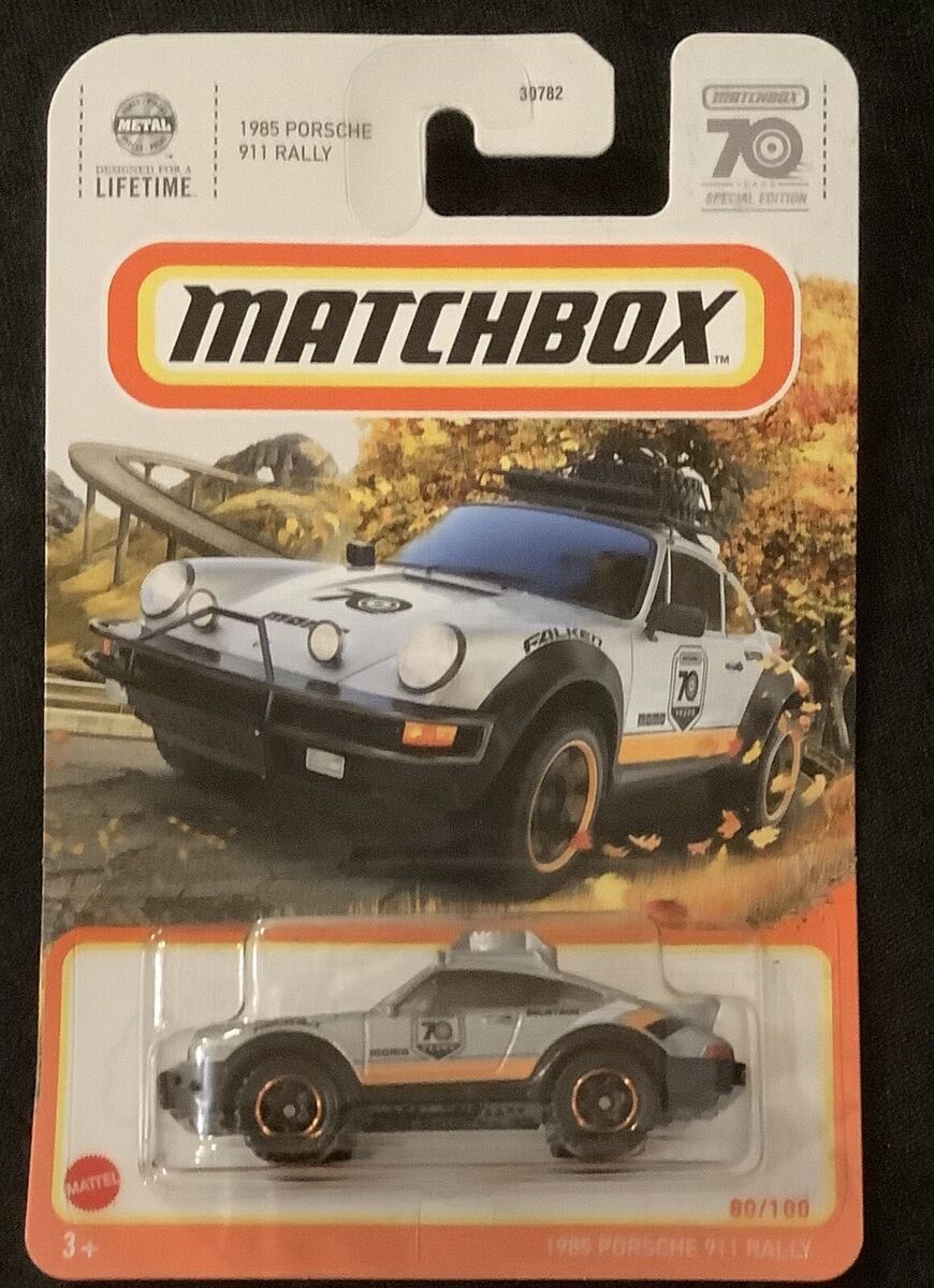 NEW MATCHBOX 1985 PORSCHE 911 RALLY 80/100 DIECAST TOY CAR NEW MATCHBOX 1985 PORSCHE 911 RALLY 80/100 DIECAST TOY CAR