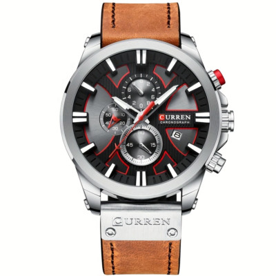 Men Luxury Watches Chronograph Big Dial Male Watch Wrist Sport Date Fashion Gift