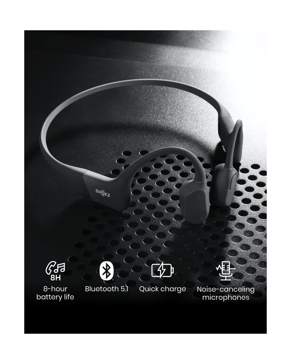 SHOKZ OpenRun (AfterShokz Aeropex) - Open-Ear Bluetooth Bone