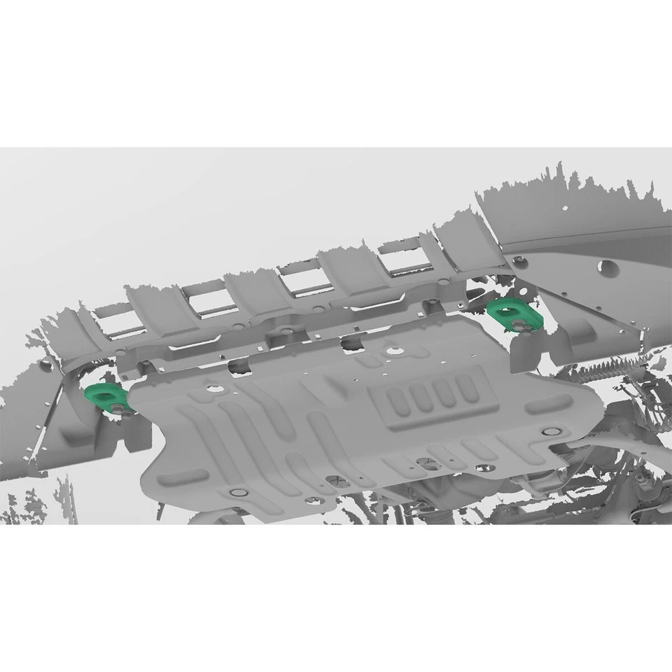 2pcs Front Bumper Tow Hook Rescue Fits For Toyota Land Cruiser Prado 2024 2025 - Image 4 of 4