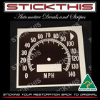 <!--F#f_0-->HQ Holden GTS Monaro Gauge Speedo Conversion 140 MPH Decal Sticker<!--F/-->
