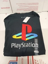 Play Station Classic Logo Graphic Black 2021 Medium 