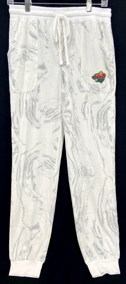 NEW Minnesota Wild NHL Concepts Sport Marble LS Hoodie Pants Pajama Set Women M - Image 4 of 4