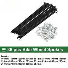 Bicycle Spokes Bike Wheel Spokes 14G 67mm 72mm 76mm 80mm 83mmLength Carbon Steel