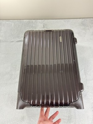 Rimowa Salsa Deluxe 32L Brown Two Wheel Carryon Suitcase Lock Doesn't Work