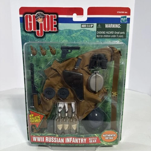 GI Joe  WWII RUSSIAN INFANTRY BATTLE GEAR SET, Hasbro 2000
