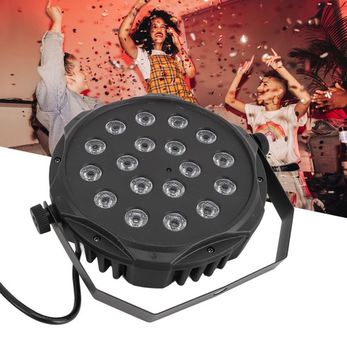 AU Plug 100-240V LED Stage Light 18X3W DMX 512 Controller Sound Activated M - Picture 8 of 12