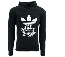 Adidas NEW Mens Trefoil Originals 1949 Sport Performance Pullover Hoodie M 80