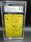 Pikachu V SWSH145 SWSH: Sword & Shield Promo Cards Holo Graded CGC 5.5