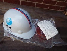 Vintage Jackson Products AT&T Telephone Lineman's Grey Hard Hat Helmet
