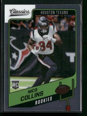 2021 Panini Classics #180 Nico Collins Premium Edition Texans Rookie