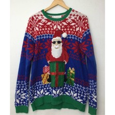 Christmas Ugly Sweater from Jolly Sweaters Unisex XL w Pocket