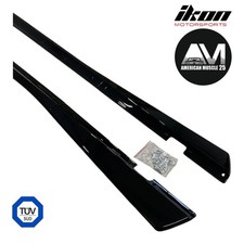 SEITENSCHWELLER - GLÄNZEND SCHWARZ - V4 IKON (CHALLENGER 2015-2023)-TÜV