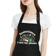 Funny Gardening Apron Womens Pockets Garden Gifts Plant Lover Mom Grandma