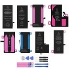 Replacement Internal Battery For iPhone 7 8 11 12 13 14 XR Plus Adhesive + Tool
