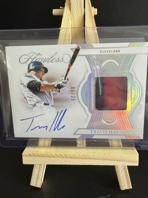 Panini 2025 Flawless Baseball Signatures Materials Travis Hafner Auto Patch /25