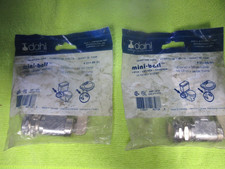 DAHL 211-46-31 QUARTER TURN MINI-BALL VALVE 1/2CPVC-3/8OD COMP LOT OF 2