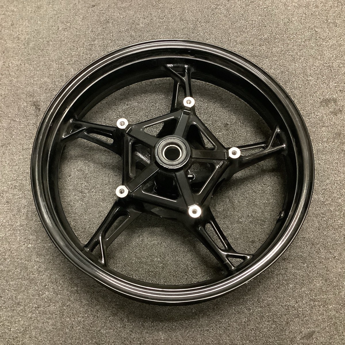 Genuine BMW Black Front Wheel Cast Aluminum 36318389055 | eBay