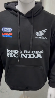 Mens Honda Racing Hoodie HRC Pullover Cotton Blend Winter Casual