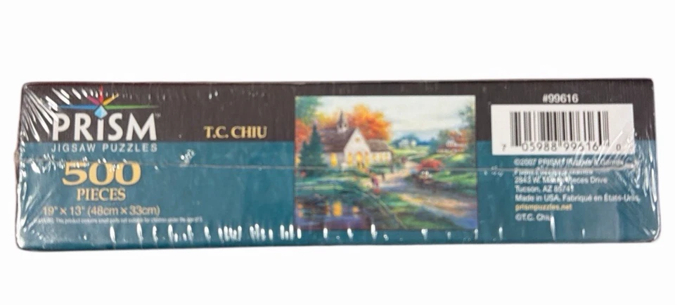 Rompecabezas Prizm Sunday Afternoon 500 piezas TC CHIU hecho en EE. UU. regalo 19"x13" Foto 2 de 2