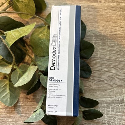 Demodexcillin Skin Solution 4 Fl.Oz Anti-demodex For Acne Rosacea Blepharitis