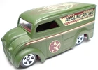 2009 HOT WHEELS DAIRY DELIVERY REDLINE RACING GREEN 1:64 DIECAST 3" TRUCK W/ RED