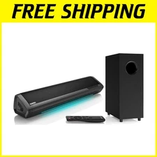 Immersive 2.1 Sound Bar System with Subwoofer & Remote Control - Home Theater