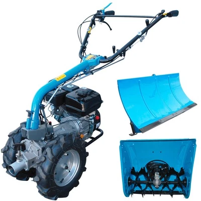 Güde Motoreinachser GME 6,5 V Schneeschild & Schneefräse Schlepper Einachser