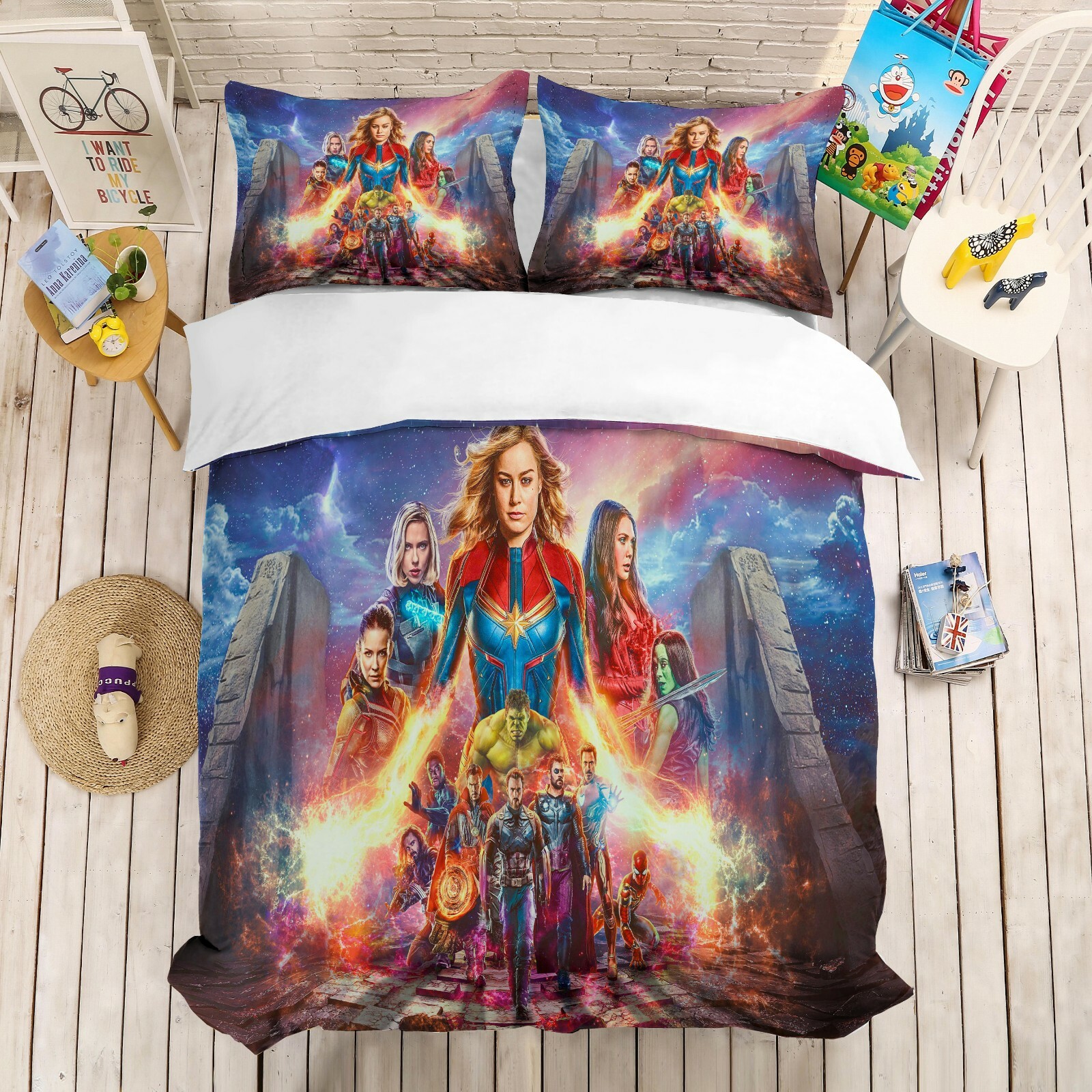 3D The Avengers Quilt Cover Set Bedding Duvet Cover Single Queen King 3pcs 65 3D The Avengers Quilt Cover Set Bedding Duvet Cover Single Queen King 3pcs 65