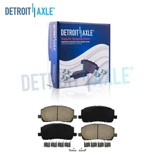 Front Ceramic Brake Pads w/ Hardware Assembly for 2001 - 2007 Toyota Highlander