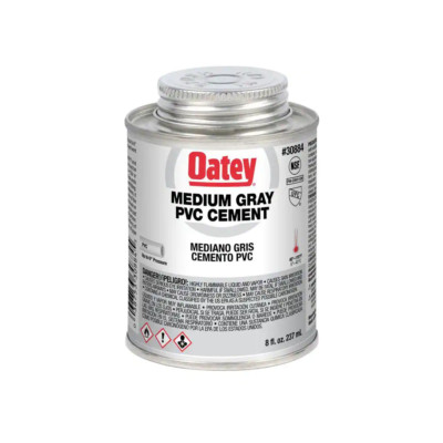 8 Oz. Medium Gray PVC Cement