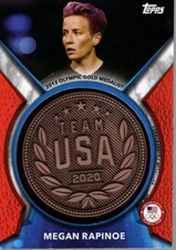 2021 Topps U.S. Olympic Team Achievement Medallions Relics Megan Rapinoe