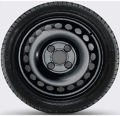4 Stahl-Winterräder Ford KA* (auch für Active) 165/70 R14 85T Semperit