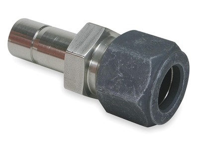 Parker Hannifin 6-4 RBZ-SS CPI Stainless Steel ube End Reducer Fitting, 3/8''