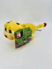2014 Minecraft Overworld Baby Ocelot Plush Toy Mojang Yellow Series #1 Tag Error