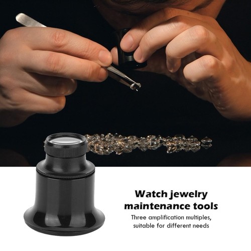 20X Magnifying Glass Pocket Watch Jewelry Repair Magnifier Mini Eye Loupe Tool S - Picture 13 of 13