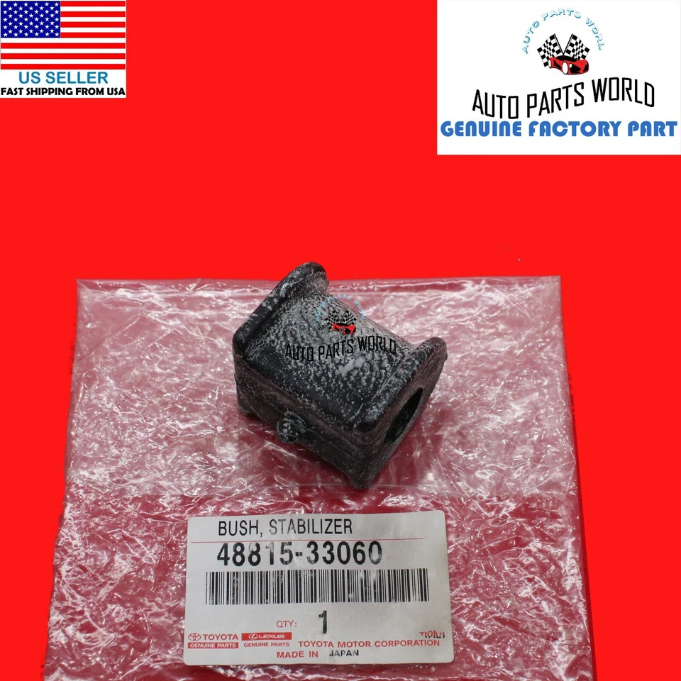 JUEGO DE BUJES BARRA ESTABILIZADORA DELANTERA ORIGINAL OEM LEXUS 1999-2003 RX300 48815-33060 Foto 2 de 2