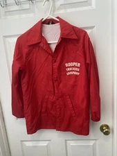 hooper trucking windbreaker vintage 70s 80s fits medium FLAWS Mechanic Grunge