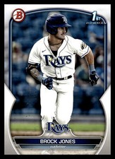 2023 Bowman Prospects #BP-115 Brock Jones Tampa Bay Rays
