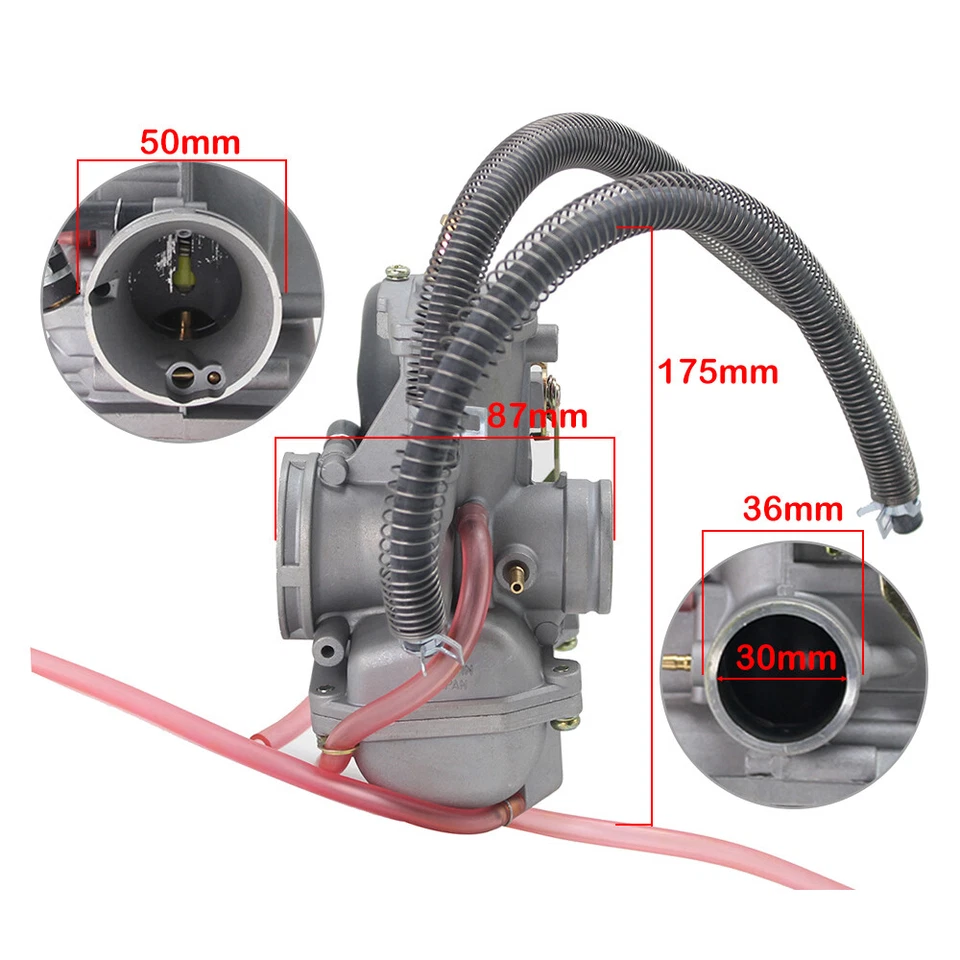 Carburador TM30 30 mm TMX30 Carb para YAMAHA DT200WR DT200S Mikuni OEM 35103035 Foto 2 de 4