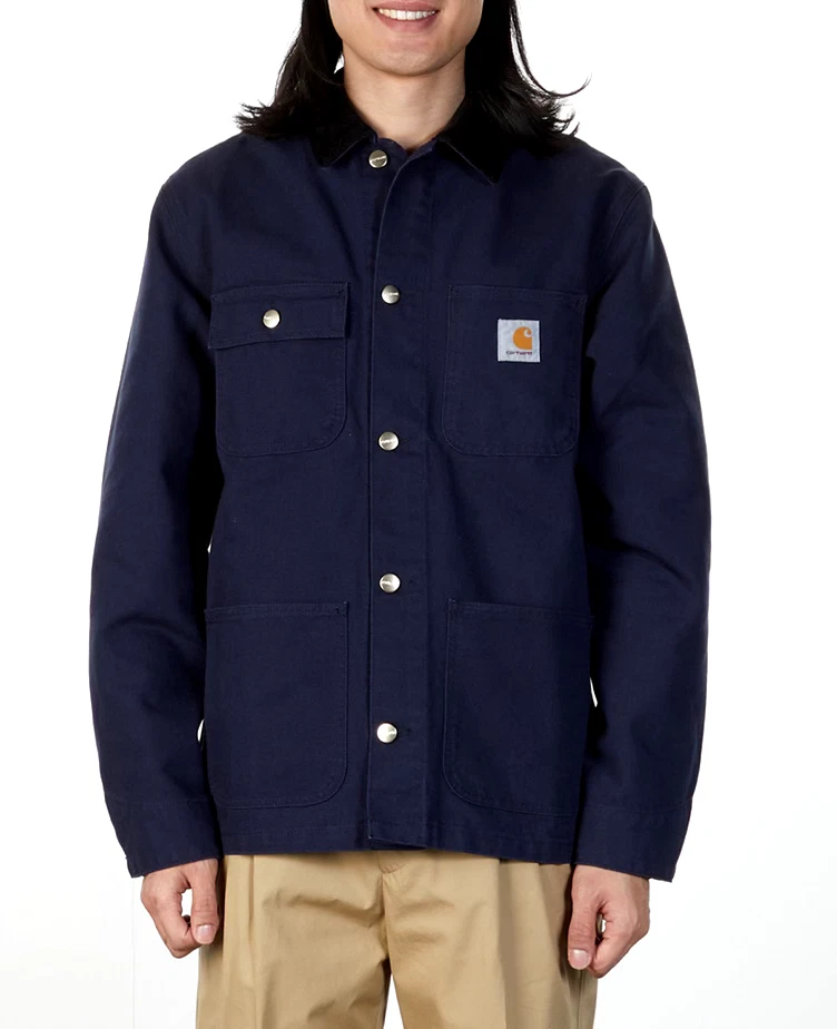 Carhartt wip michigan hotsell coat dark navy