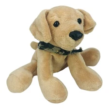 Wishpets Golden Lab Puppy Dog 5 Inch Plush 2006 Sitting Stuffed Animal Toy 61130