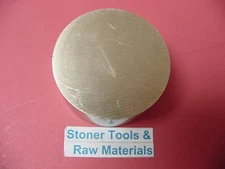 4" C360 BRASS ROUND ROD 1/2" long Solid 4.00" OD H02 Lathe Bar Stock Half Hard