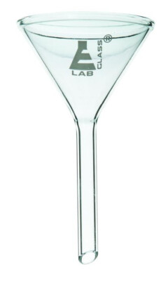 50 mm EISCO Glasfiltertrichter kurzer Stiel Laborglas Marke Filtertrichter 50 mm