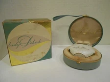 Vintage Lady Schick Electric Shaver - Frost White - Blue "Hat Box" Case - Works!