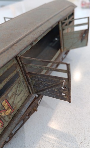 Hornby Series O gauge No 2 N.E.Cattle Truck Reasonable Condition - Picture 10 of 14